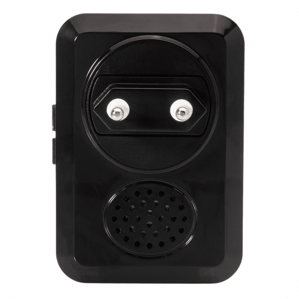 Dzwonek bezprzewodowy Q193-BS 1T1R Czarno-Srebrny Spreest