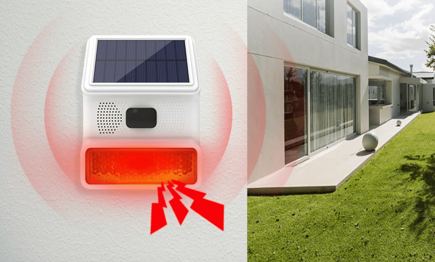 Bezprzewodowa solarna syrena alarmowa WSR200 Spreest