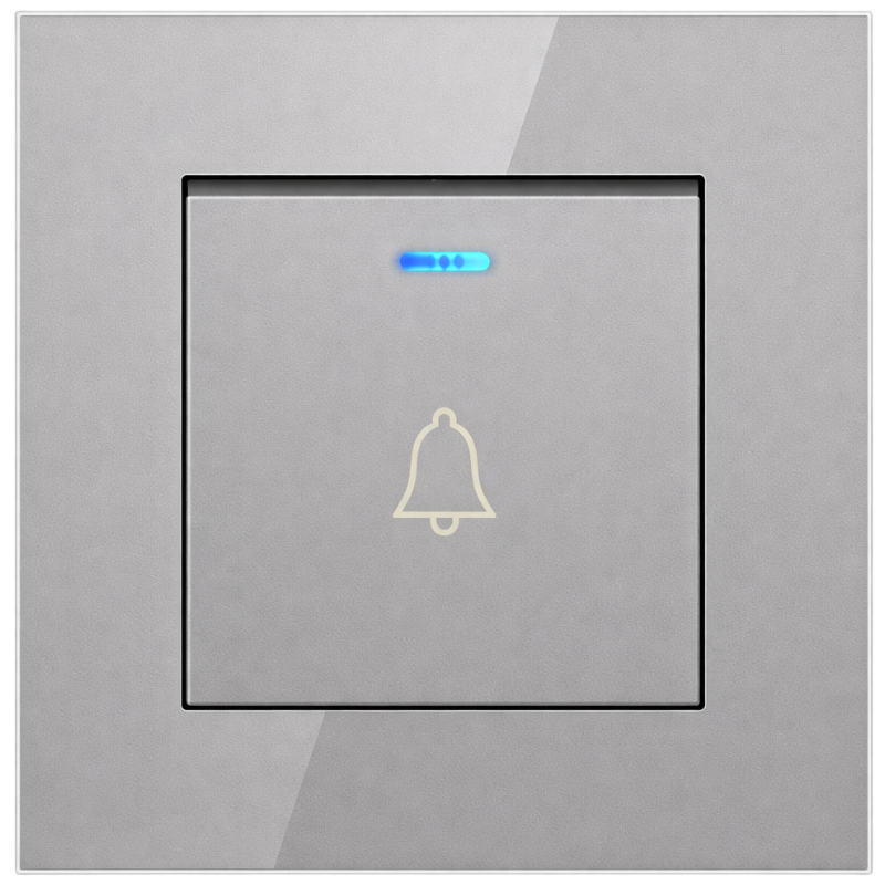 Dzwonek przewodowy odbiornik D02 Gray