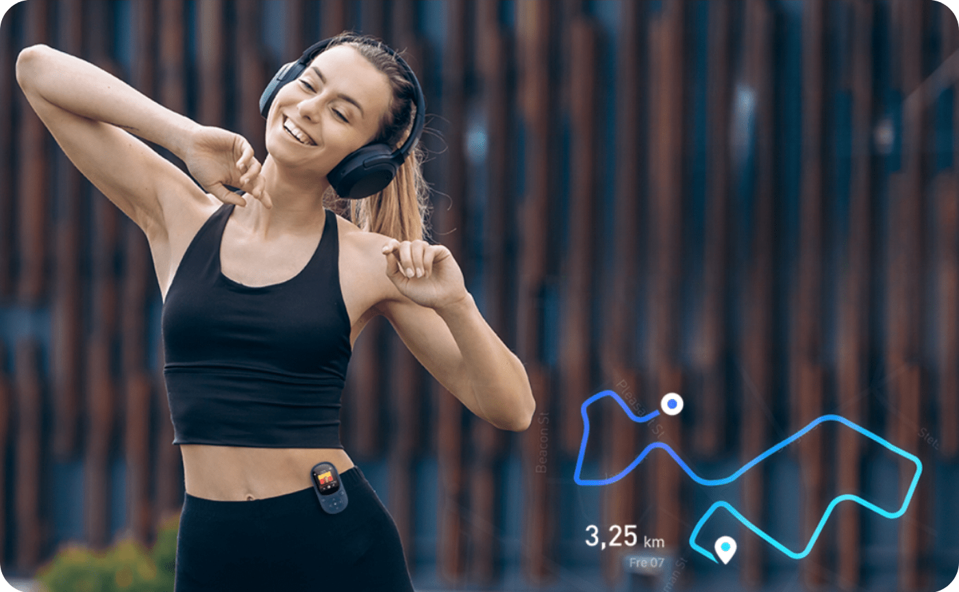 Odtwarzacz muzyki MP3 A11 64GB Granatowy Spreest