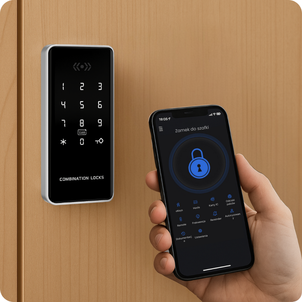 Zamek elektroniczny do szafki S4A-179 TTLock Black
