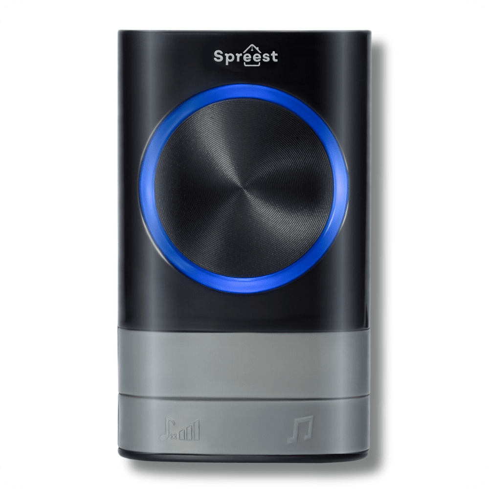 Dzwonek bezprzewodowy Q189189-BB 1T2R Czarny Spreest