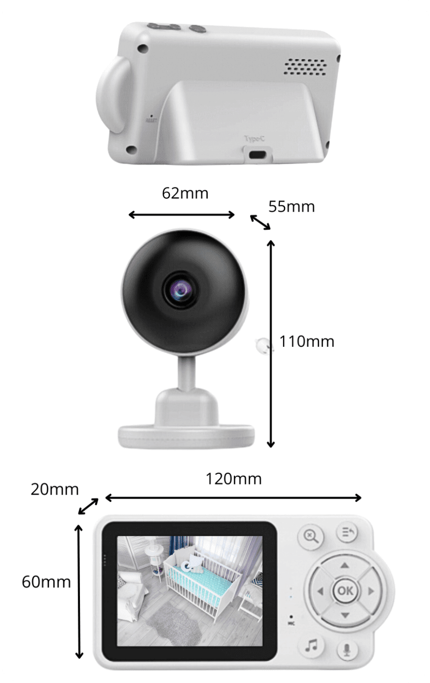 Niania elektroniczna YE10-C3 Spreest