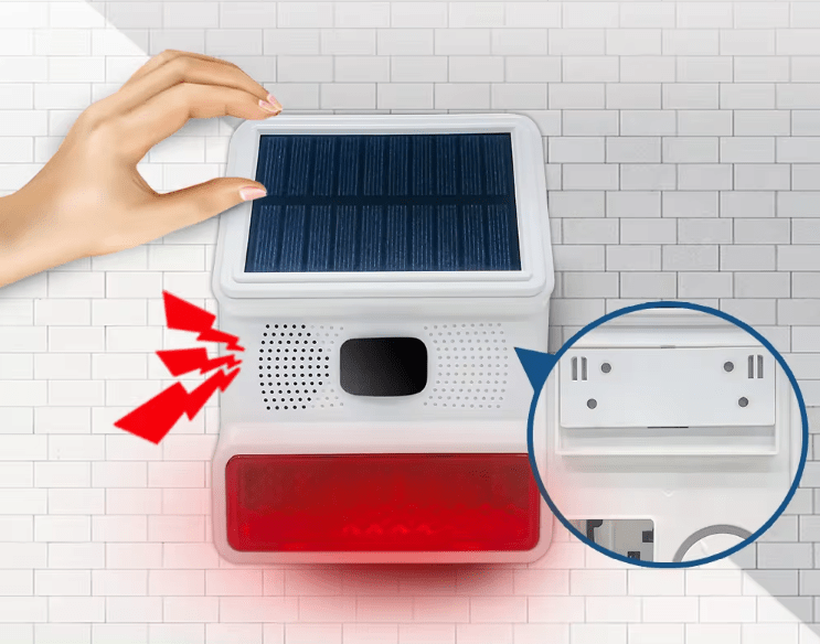 Bezprzewodowa solarna syrena alarmowa WSR200 Spreest