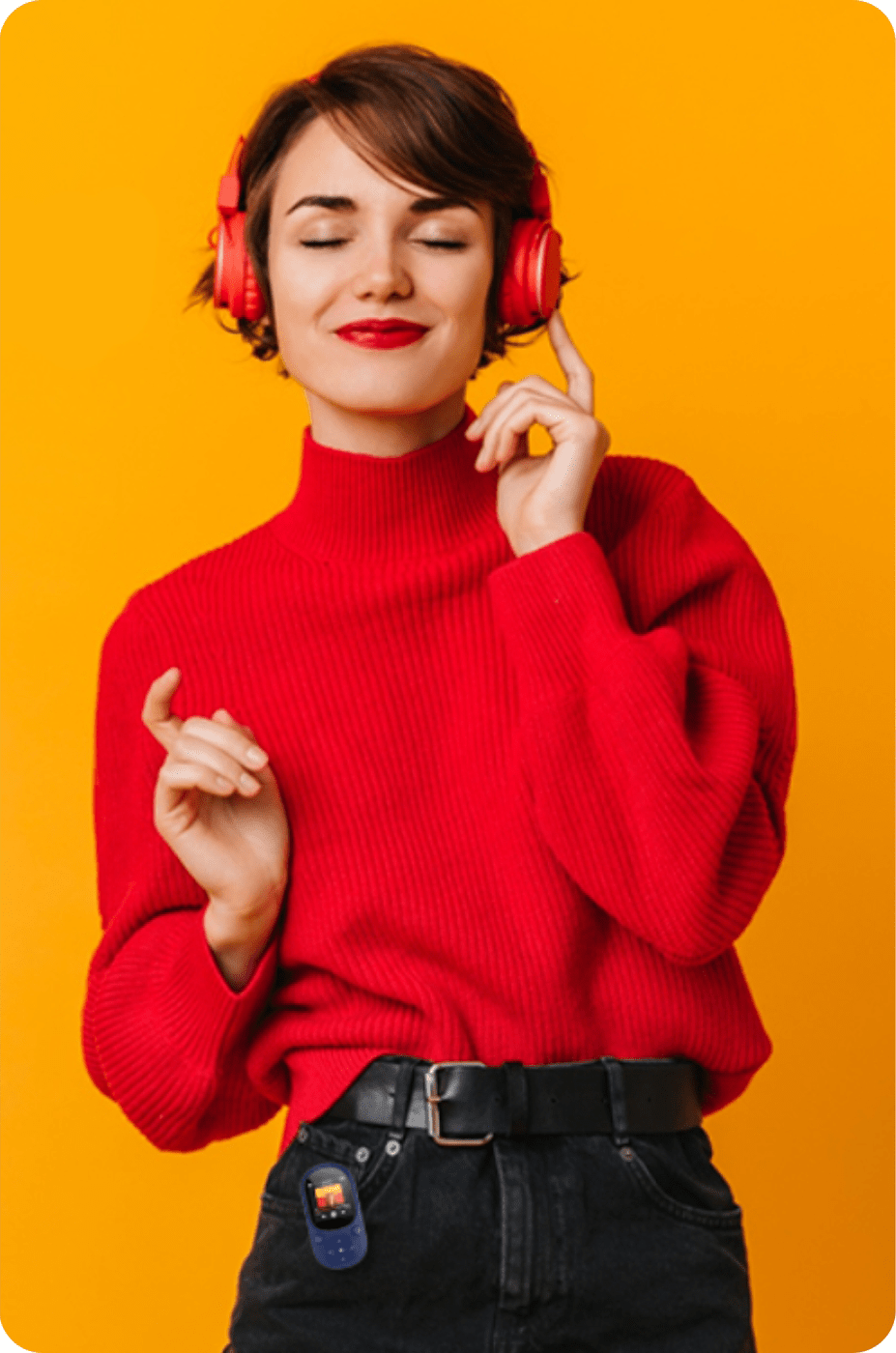 Odtwarzacz muzyki MP3 A11 64GB Granatowy Spreest