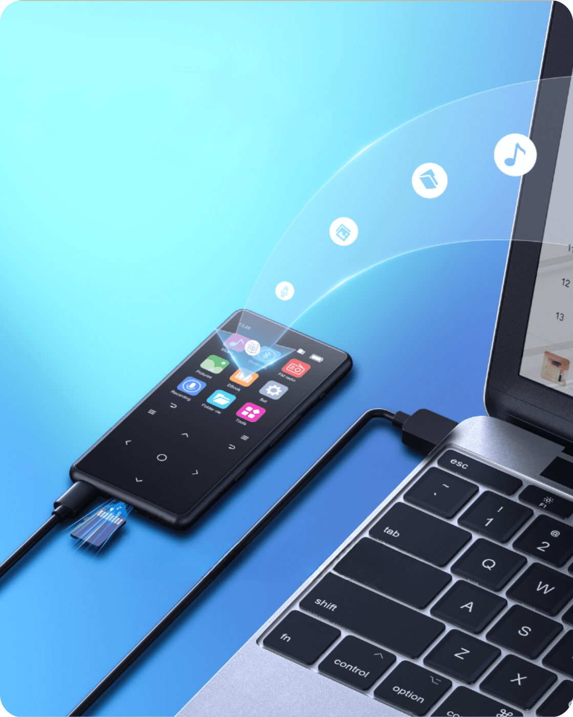 Odtwarzacz muzyki MP3 D51 32GB Spreest