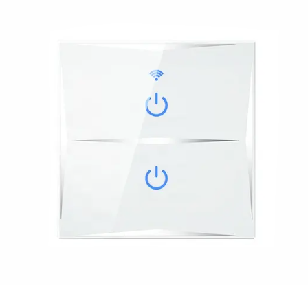 Włącznik światła WiFi KS601 2 Gang White Spreest