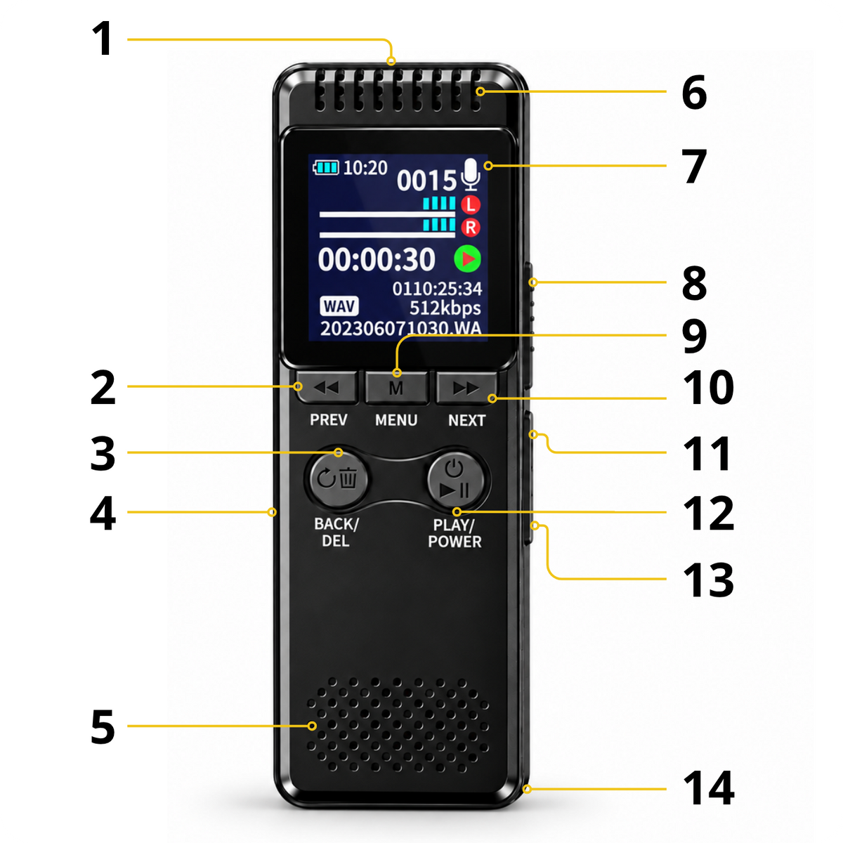 Voice recorder V30C 32GB