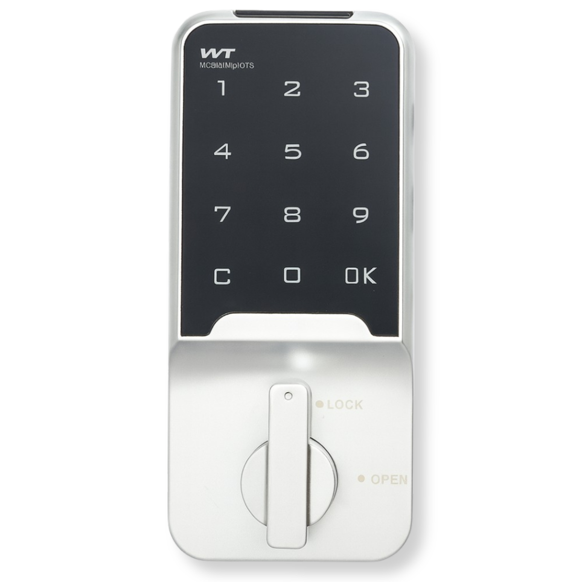 Elektronický zámek na skříňku M-1601S 22mm černo-stříbrný