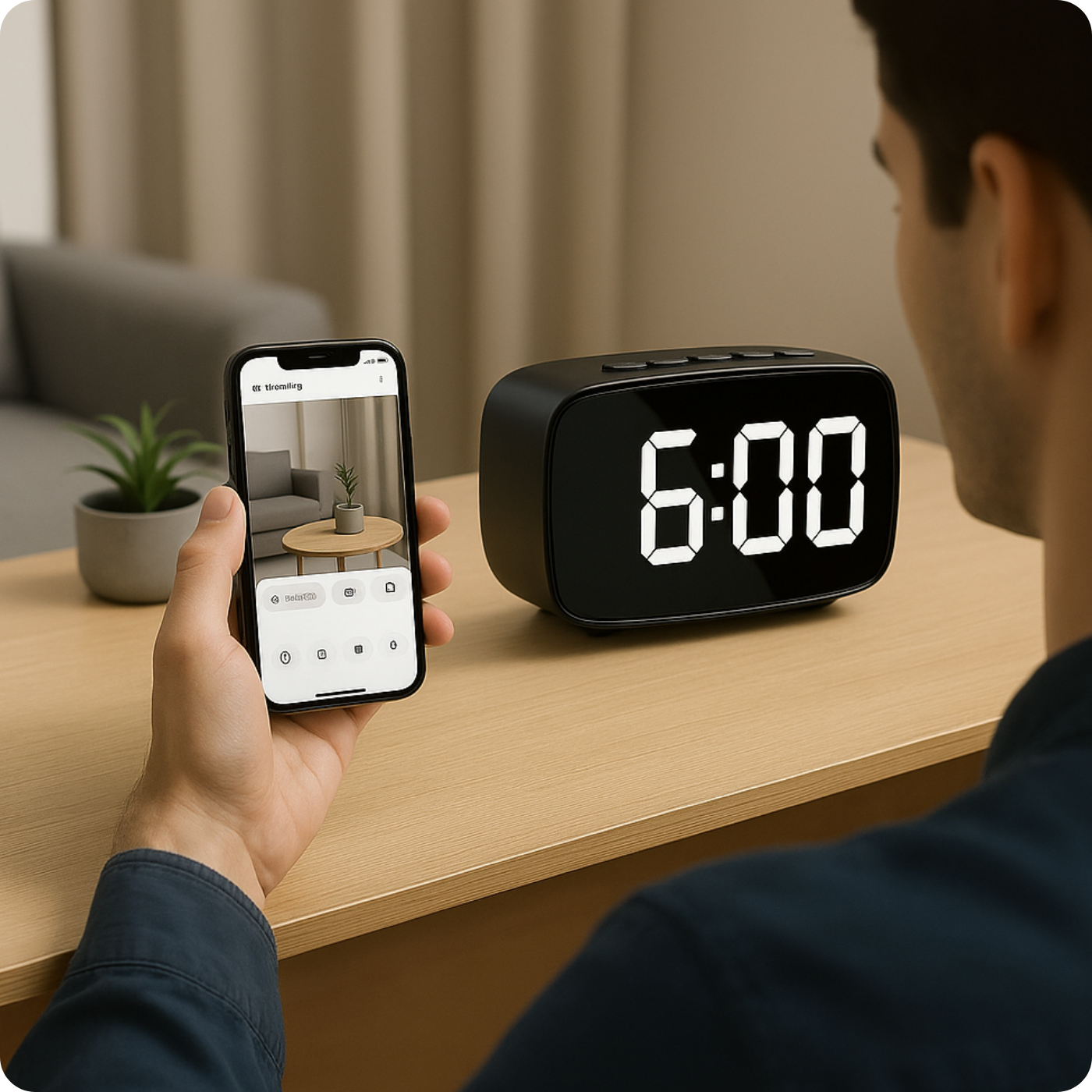 Mini kamera w budziku SC12 WiFi