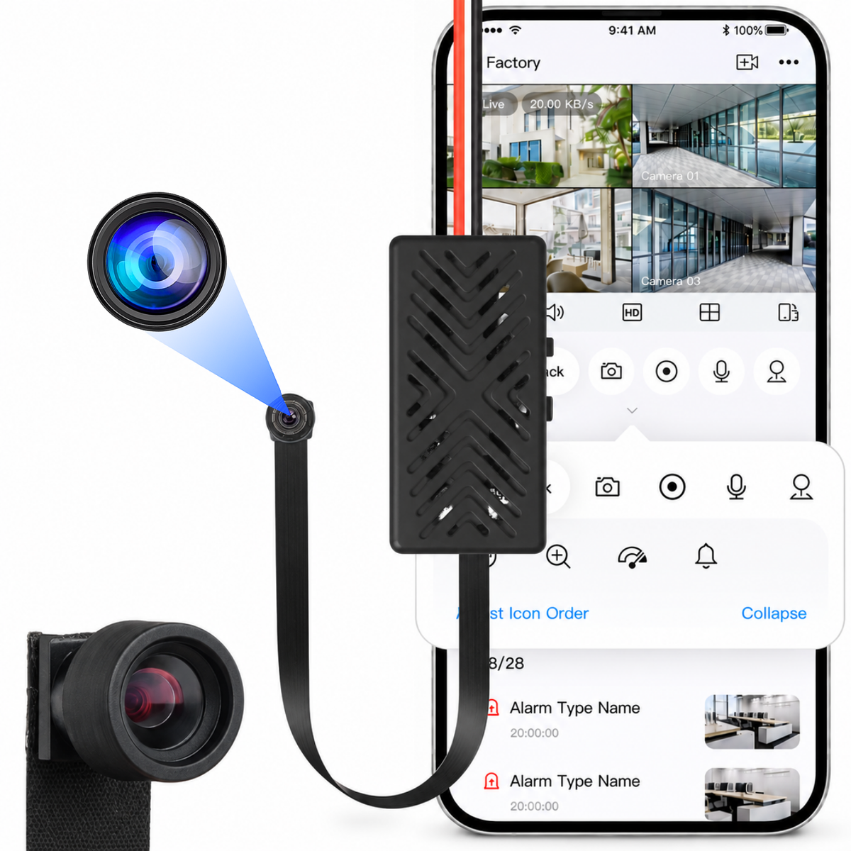 Mini kamera modułowa IWFCAM A WiFi