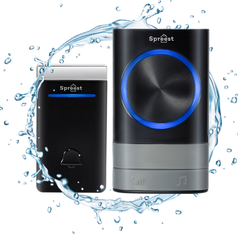 Dzwonek bezprzewodowy N189-BB 1T1R Czarny Spreest