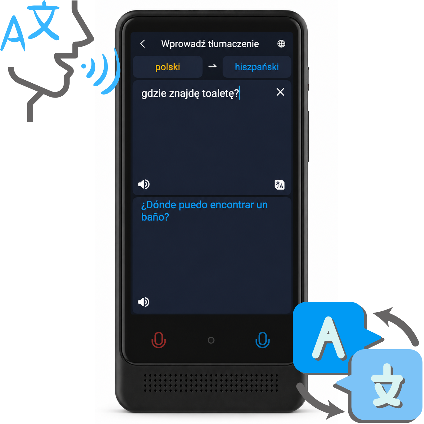 Translator elektroniczny tłumacz T01 16GB