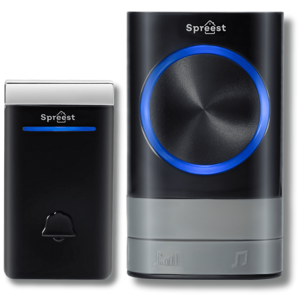 Dzwonek bezprzewodowy N189-BB 1T1R Czarny Spreest
