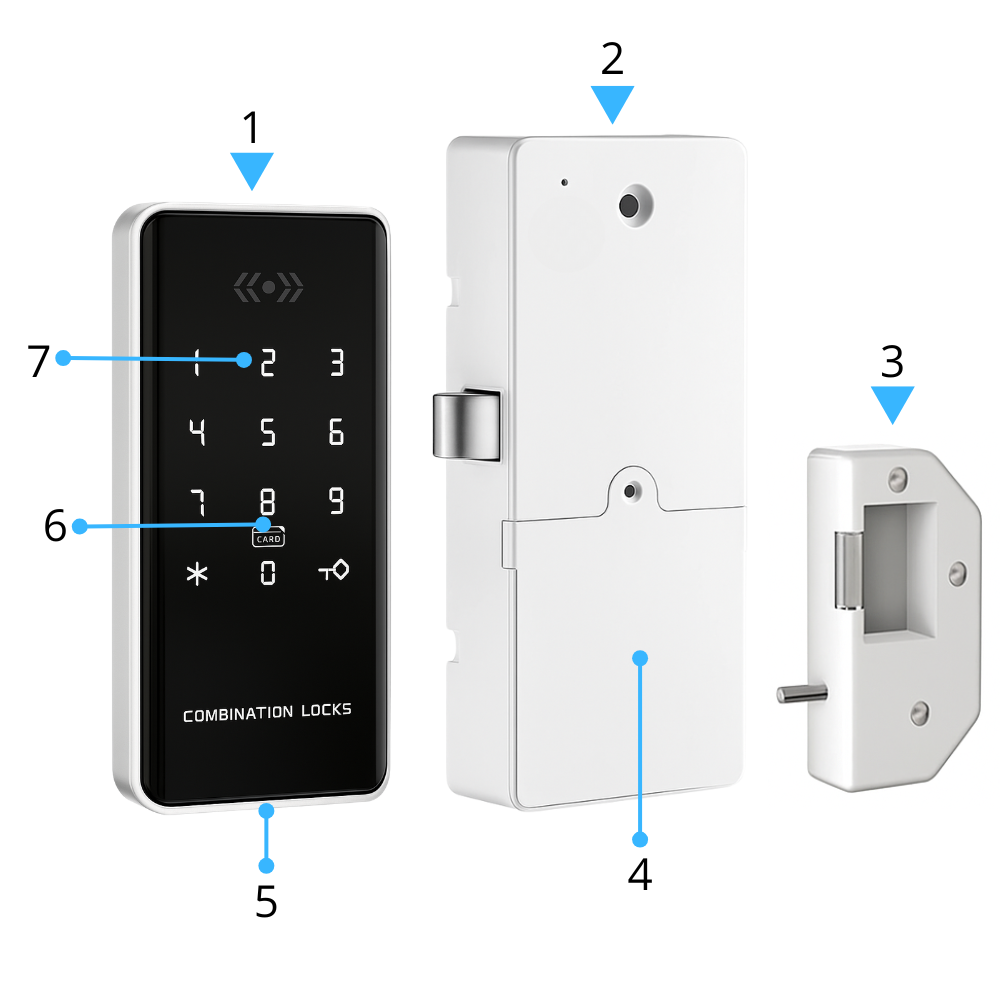 Zamek elektroniczny do szafki S4A-179 TTLock Black