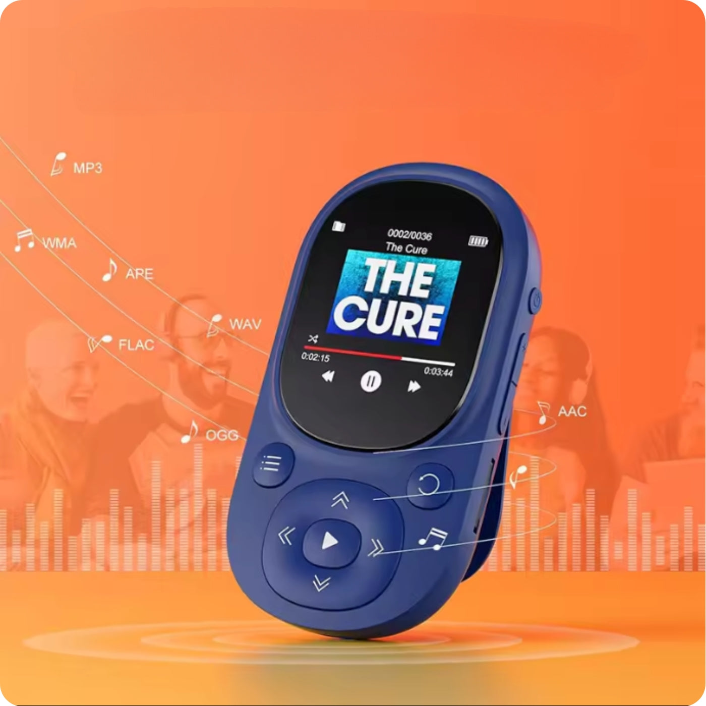 Odtwarzacz muzyki MP3 A11 64GB Granatowy Spreest