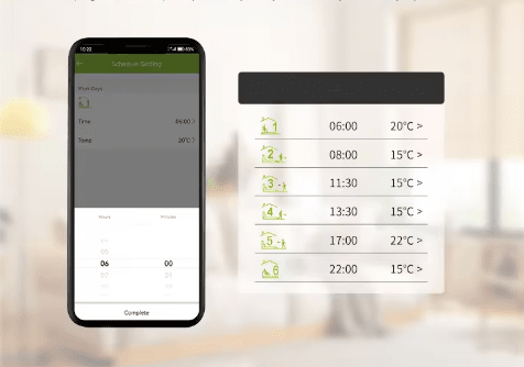Termostat WiFi ZHT-006-GC White Spreest
