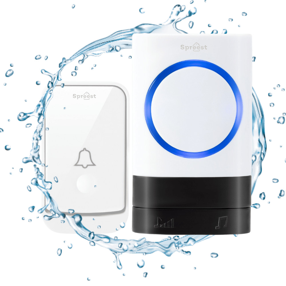 Dzwonek bezprzewodowy Q189189-WW 1T2R Biały Spreest