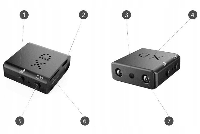 Mini kamera XD DVR Spreest
