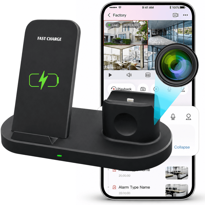 Mini kamera w ładowarce WF-H10 WiFi