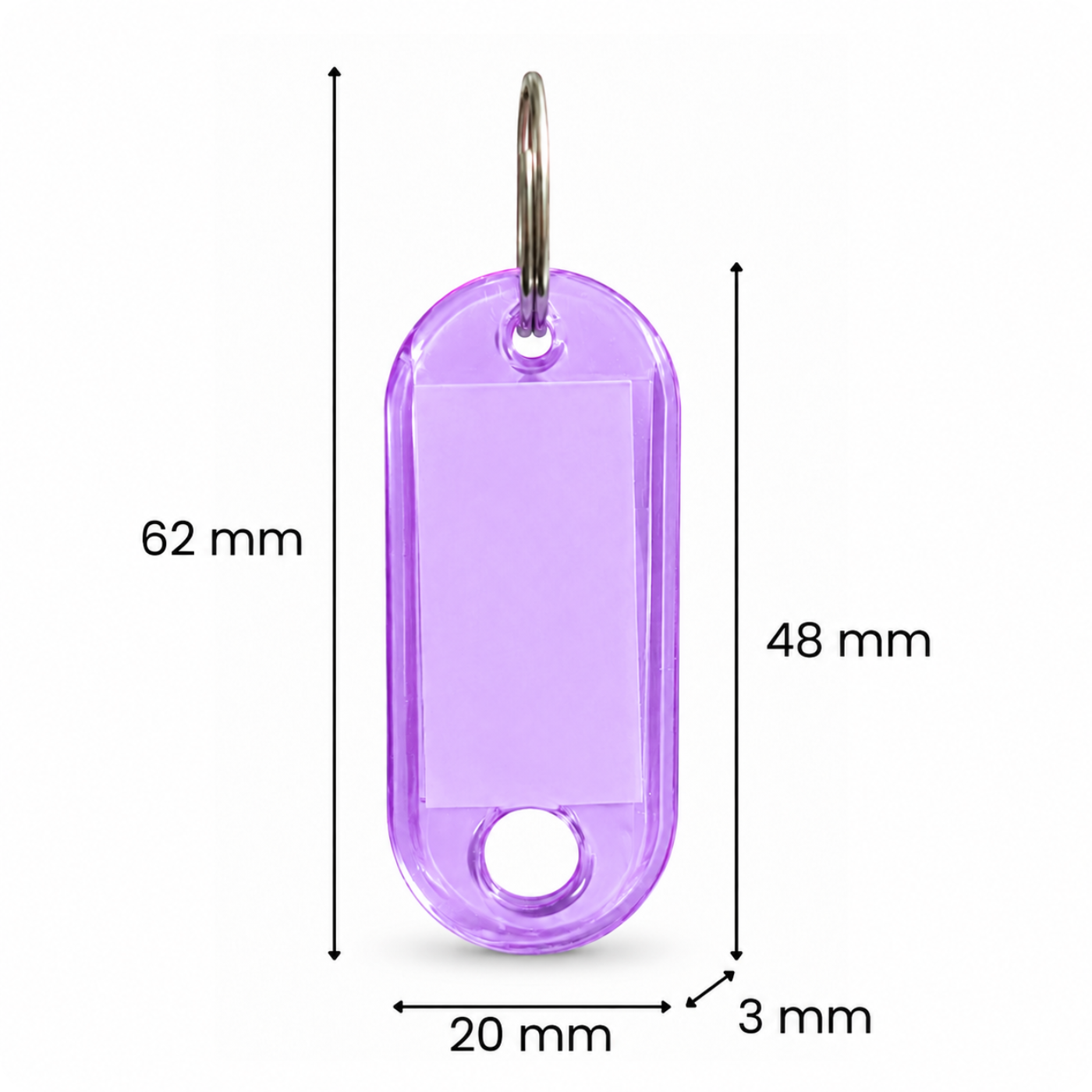 Zawieszka na klucze ABS-1 Fioletowa
