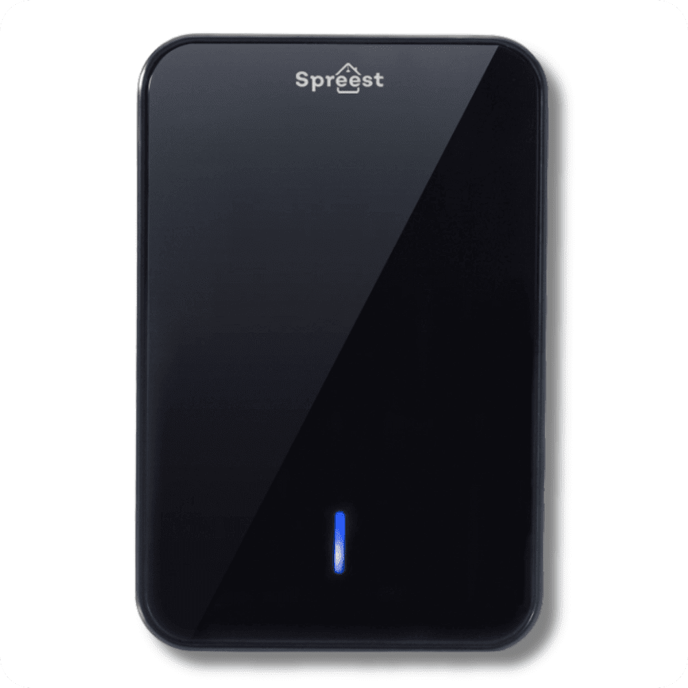 Dzwonek bezprzewodowy Q489489-BB 1T2R Czarny Spreest