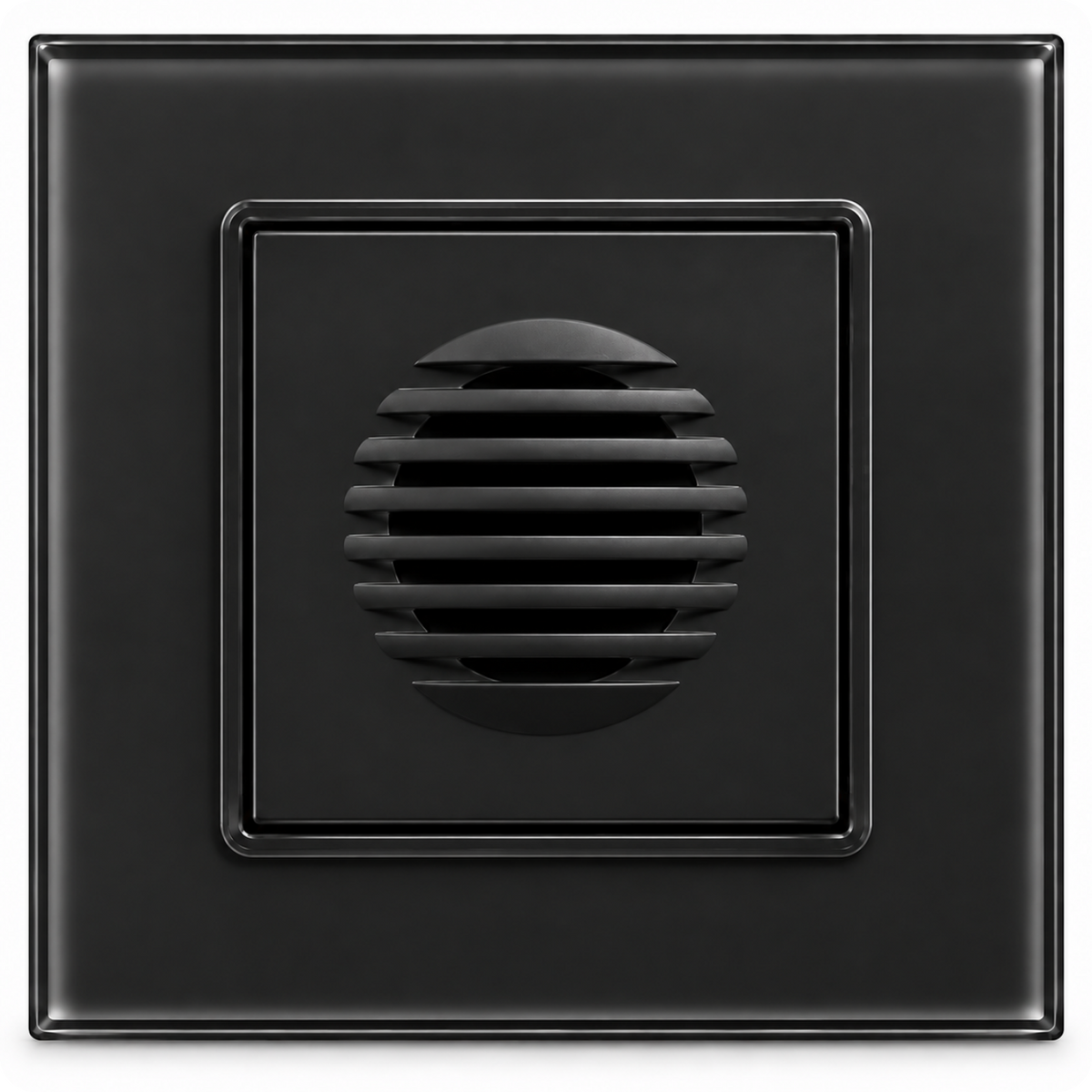 1x Przycisk dzwonka przewodowego D01 Black + 1x Odbiornik dzwonka przewodowego D02 Black