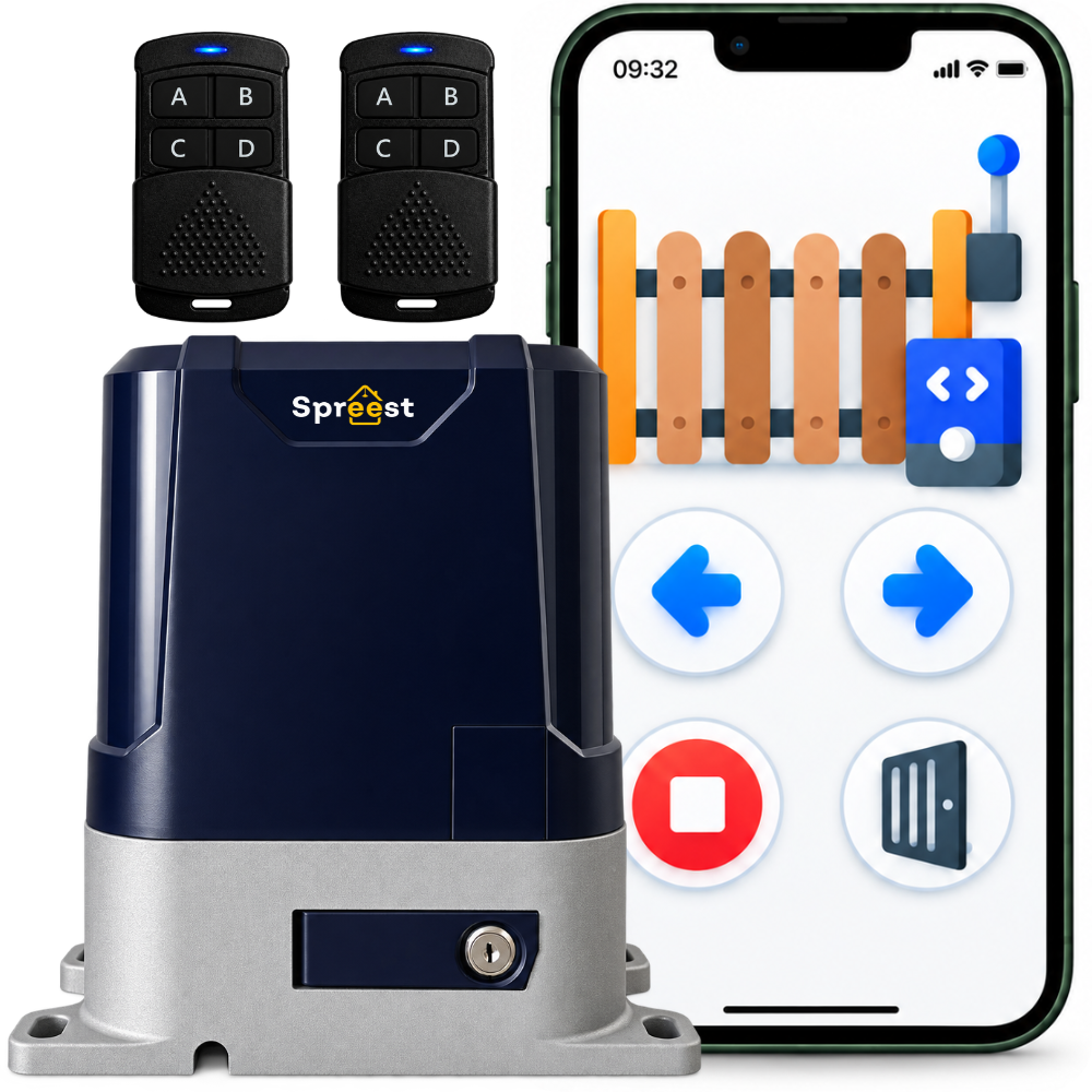 Napęd do bramy przesuwnej PYM-N2208 WiFi 800KG