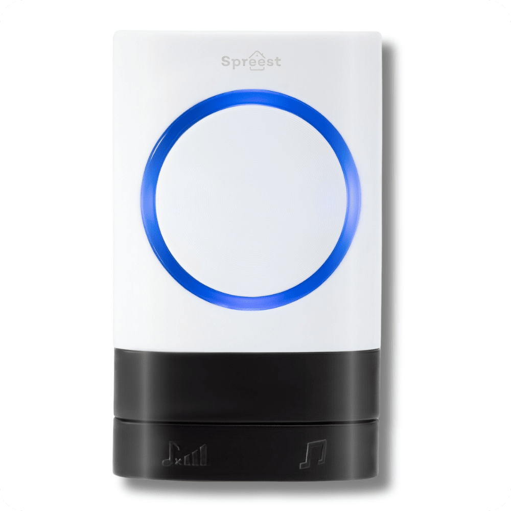 Dzwonek bezprzewodowy Q189189-WW 1T2R Biały Spreest