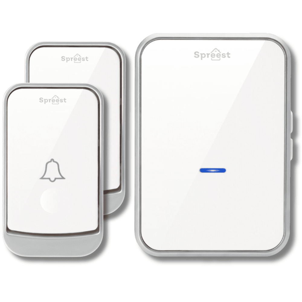 Dzwonek bezprzewodowy Q193193-WS 1T2R Biały Spreest