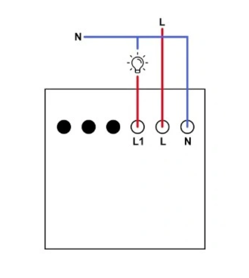 Włącznik światła WiFi KS601 1 Gang White Spreest
