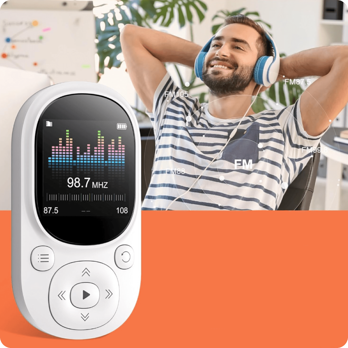 Odtwarzacz muzyki MP3 A11 64GB Czarny Spreest