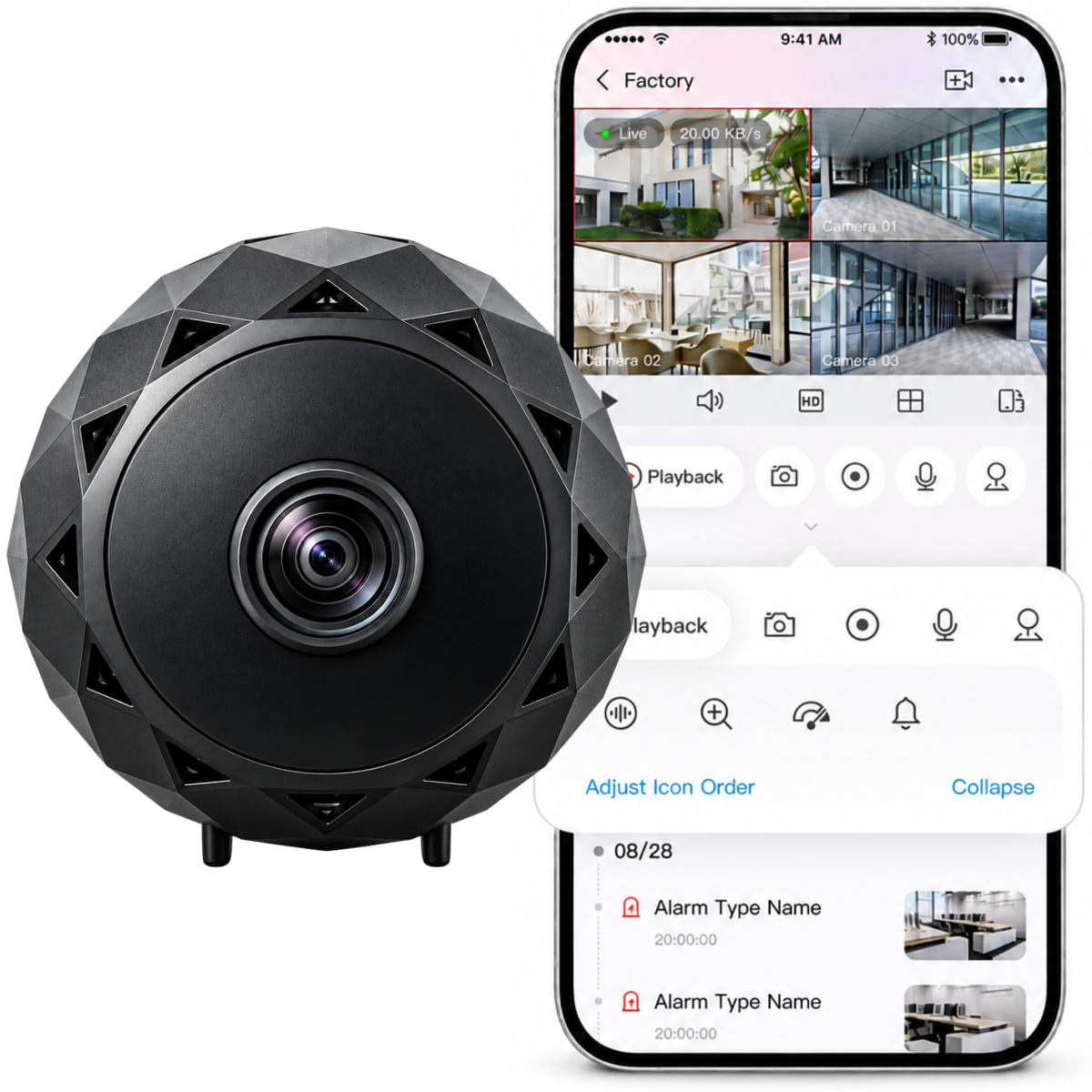 Mini kamera WK16 WiFi