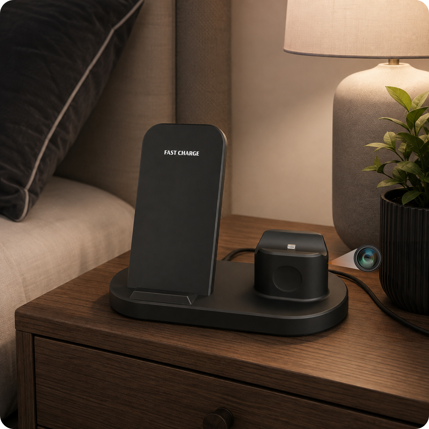 Mini kamera w ładowarce WF-H10 WiFi