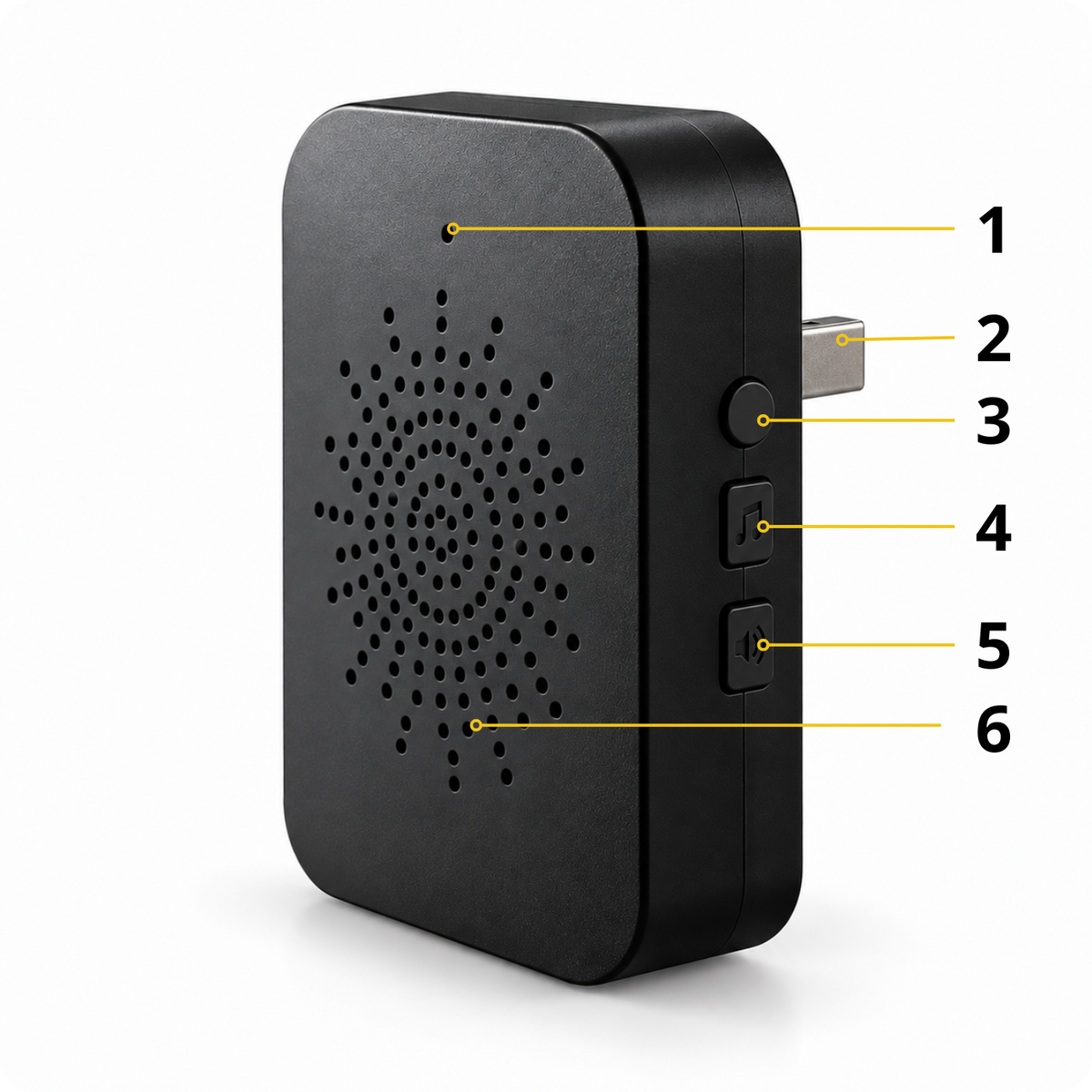 Dzwonek bezprzewodowy wideo intercom DB3 TTLock