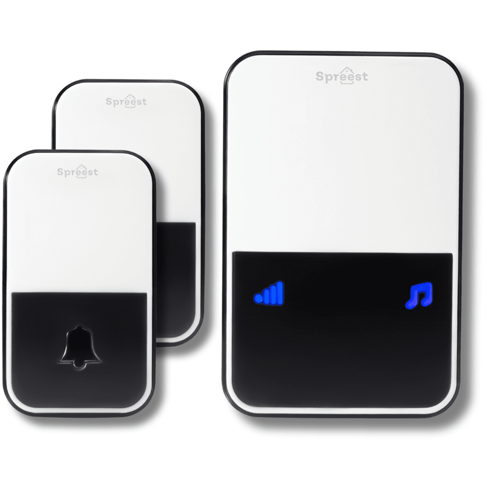 Dzwonek bezprzewodowy U199-WW 1T1R Biały Spreest