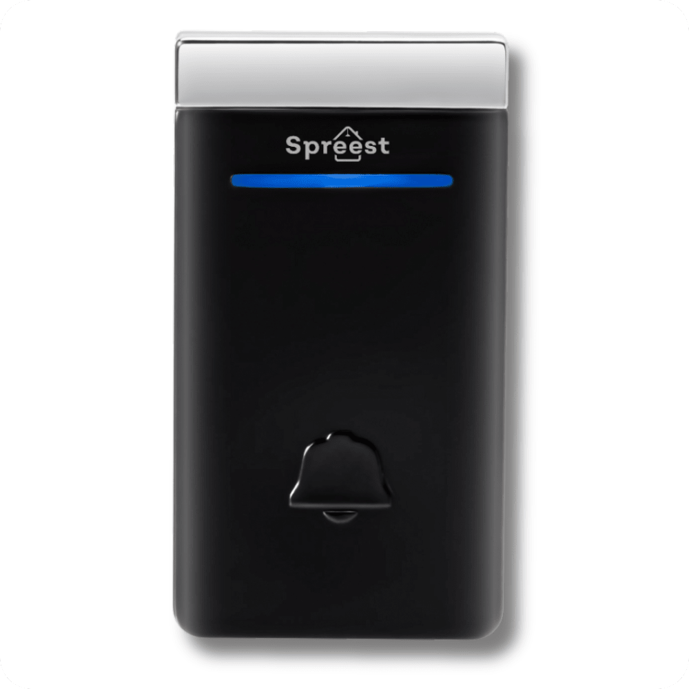 Dzwonek bezprzewodowy N189-BB 1T1R Czarny Spreest