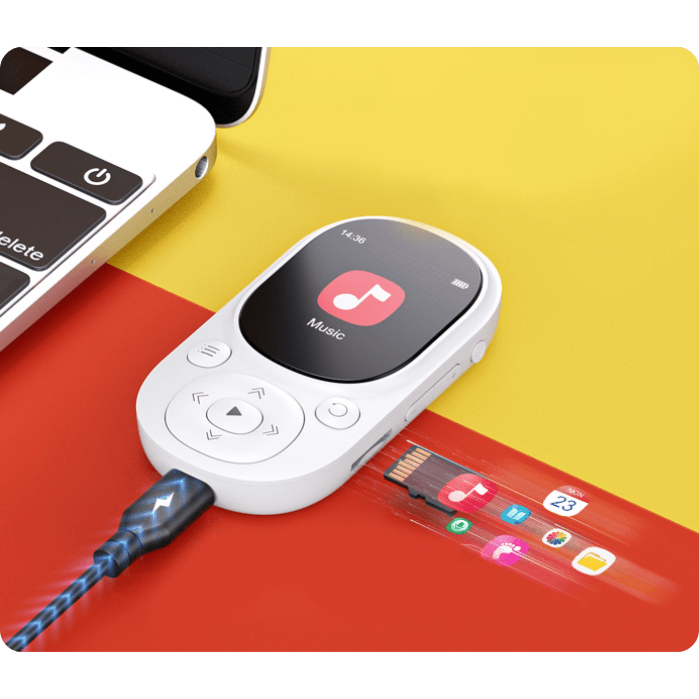 Odtwarzacz muzyki MP3 A11 64GB Czarny Spreest