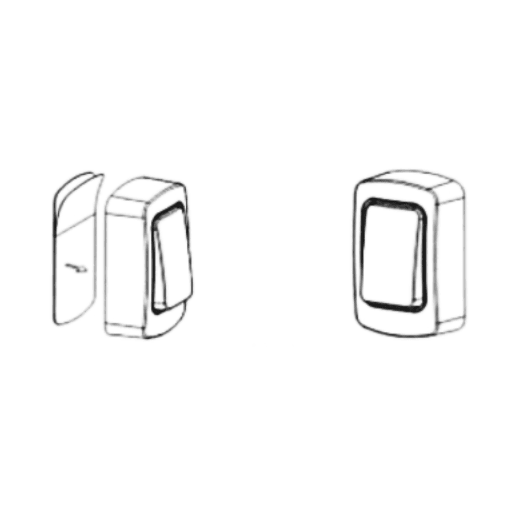 Dzwonek bezprzewodowy 2T295-BB 2T1R Czarny Spreest