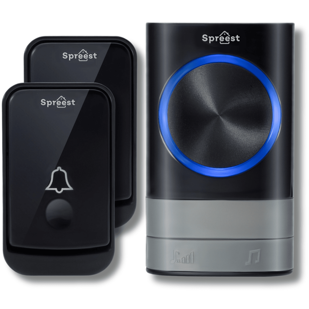Dzwonek bezprzewodowy Q189-BB 1T1R Czarny Spreest