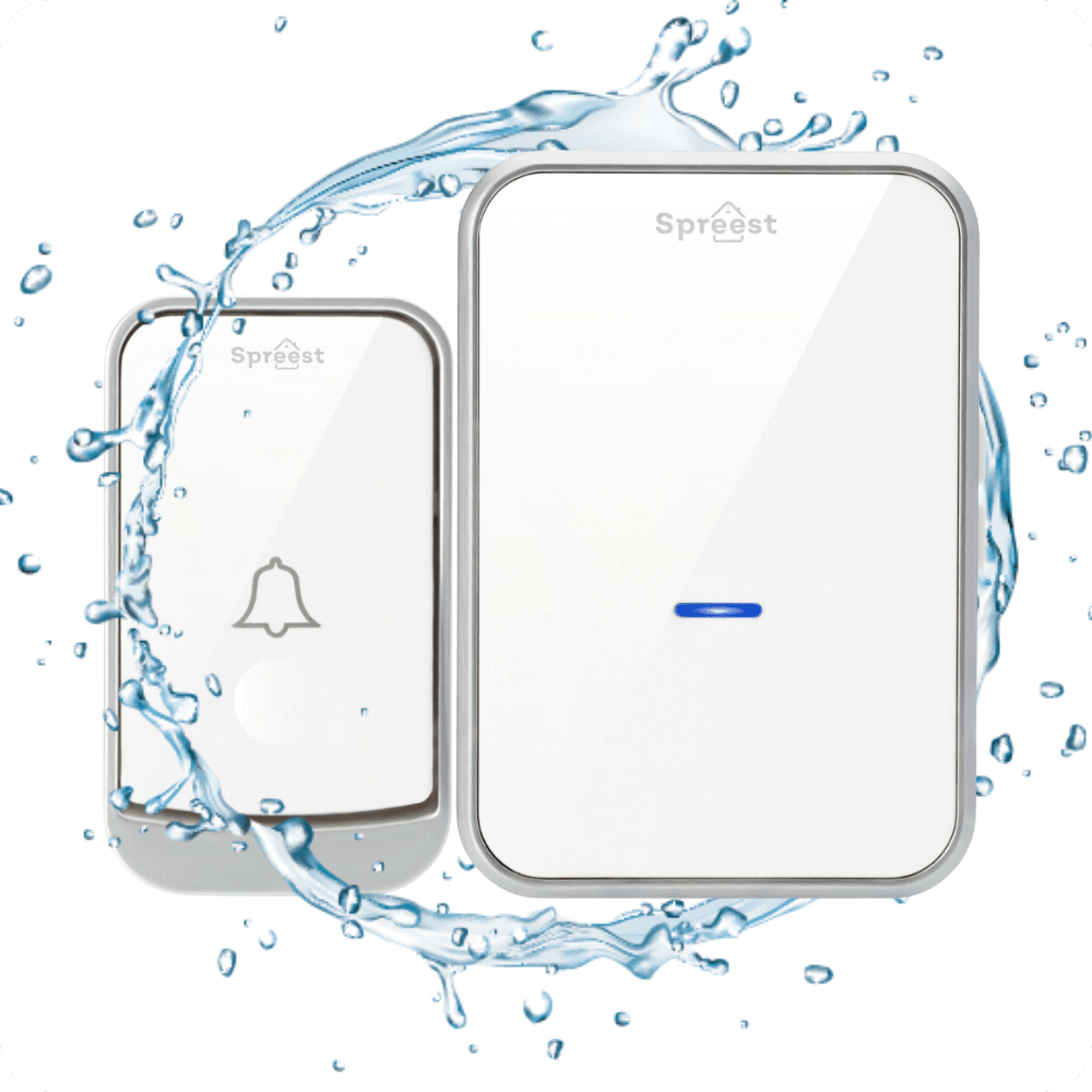 Dzwonek bezprzewodowy 2Q193-WS 2T1R Biały Spreest