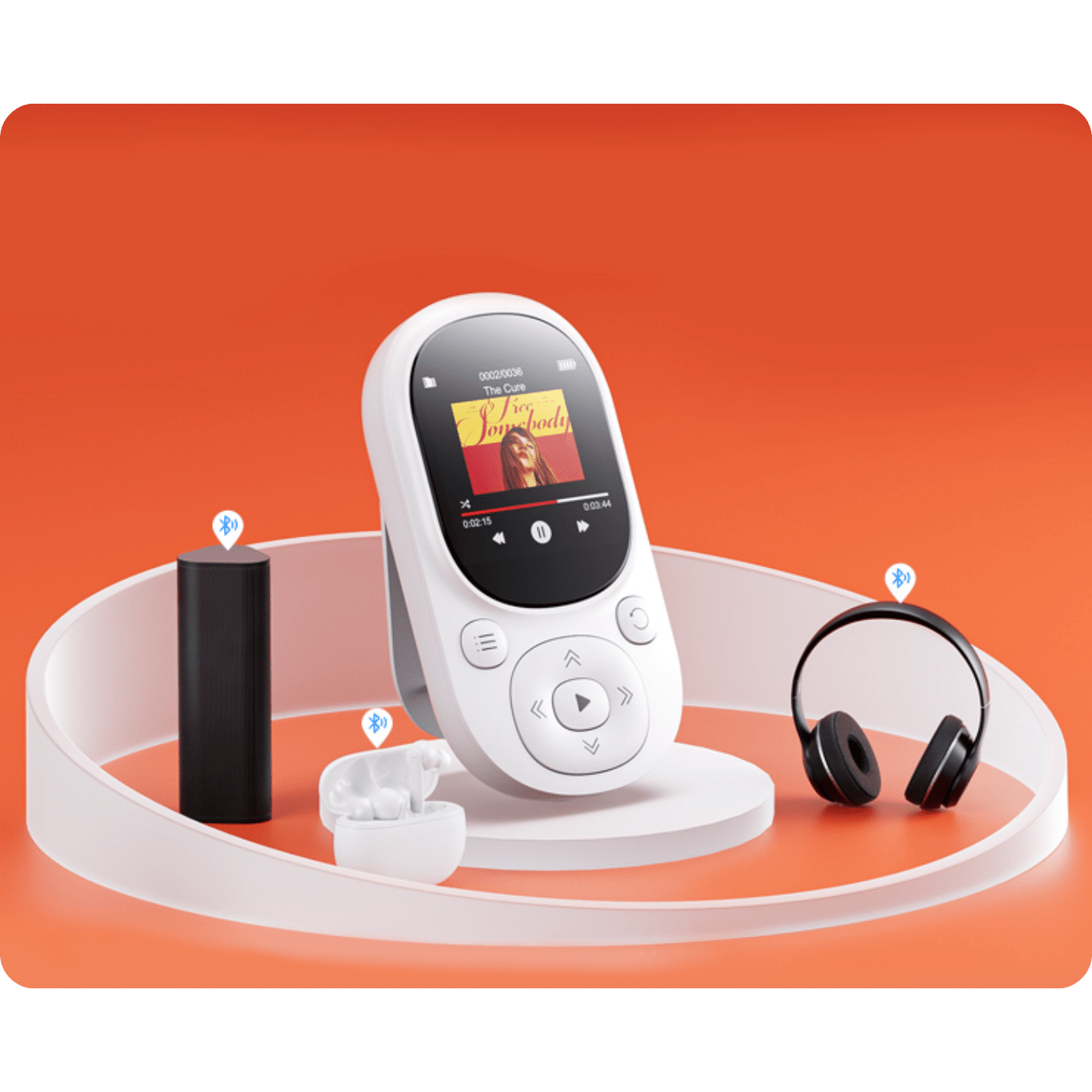Odtwarzacz muzyki MP3 A11 64GB Czarny Spreest