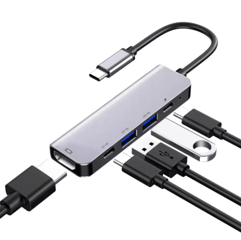 Adapter 5w1 HUB USB-C SC-USH83 Spreest