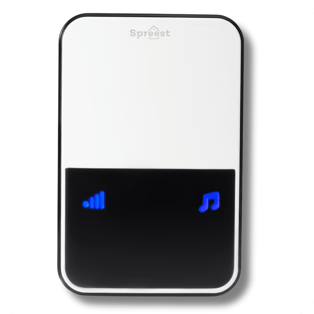 Dzwonek bezprzewodowy 2U199-WW 2T1R Biały Spreest