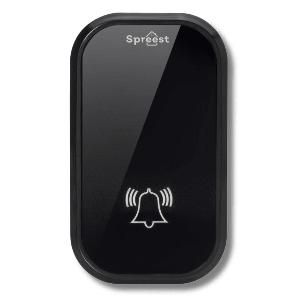 Dzwonek bezprzewodowy T295-BB 1T1R Czarny Spreest