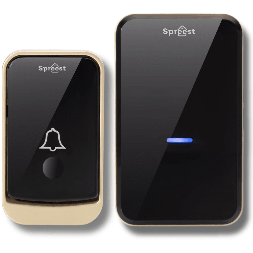 Dzwonek bezprzewodowy 2Q192-BG 2T1R Złoto-Czarny Spreest