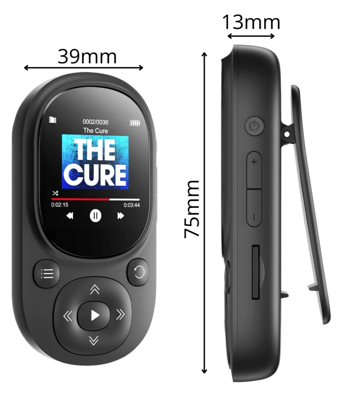 Odtwarzacz muzyki MP3 A11 64GB Czarny Spreest