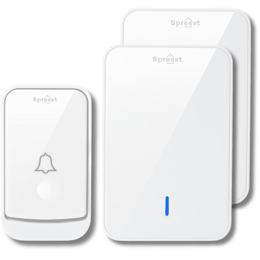 Dzwonek bezprzewodowy Q489489-WW 1T2R Biały Spreest