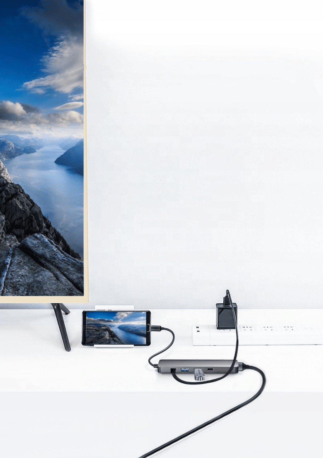 Adapter 5w1 HUB USB-C SC-USH83 Spreest