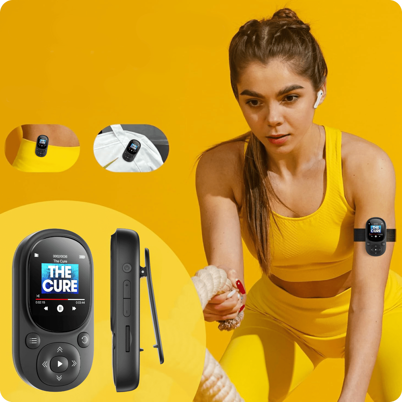 Odtwarzacz muzyki MP3 A11 64GB Czarny Spreest